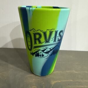 Orvis Sili Pint Multi Color Blue Green EUC
